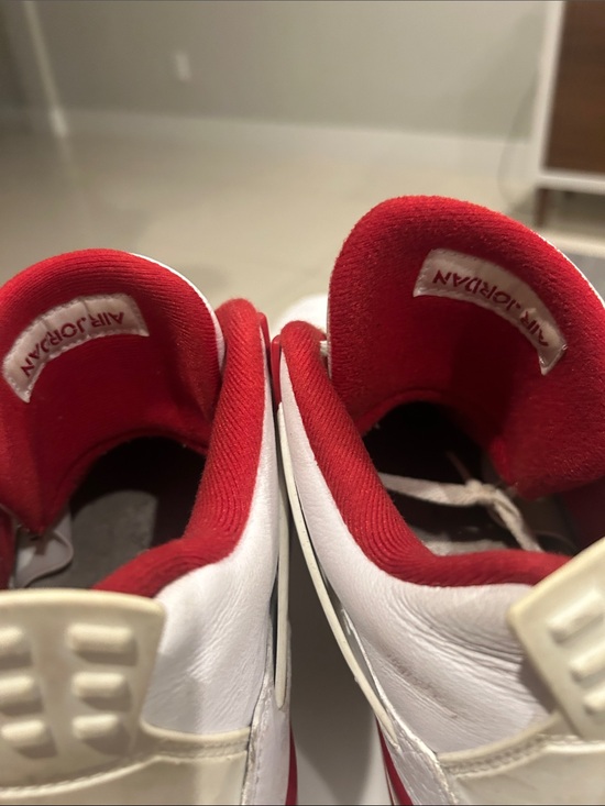 Jordan Mens Basketball Sneakers - White/Red main image 4